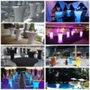 Highdi Stretch Bar Table Covers, Spandex Elastic Cocktail Tablecloths for