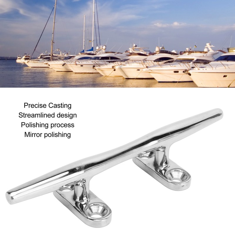 Boat Cleat Open Base Heavy Duty 316 Stainless Steel Boat