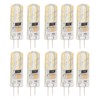 10pcs G4 LED Bulb Double Feet Base 1.5W AC110V 110LM