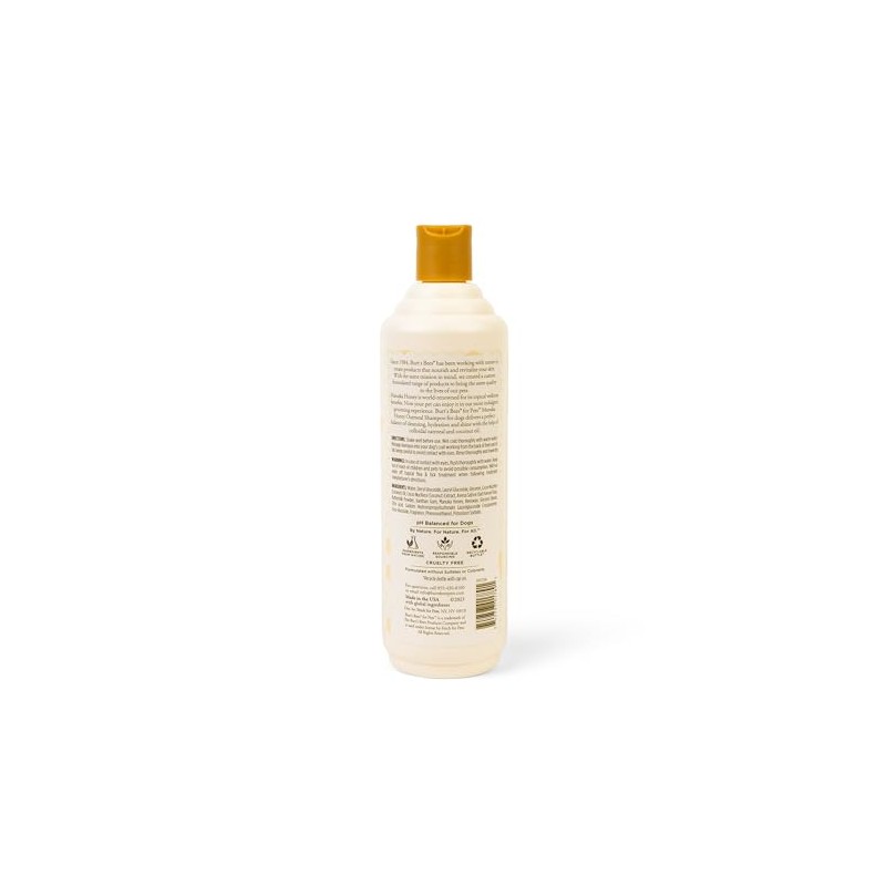 Burt’s Bees Manuka Honey Oatmeal Shampoo for Dogs with Coconut