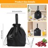 Insulated Lunch Bag with Handle, Reusable Lunch Tote Bag with