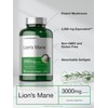 Horbäach Lions Mane Supplement | 3000mg | 80 Absorbable Softgels