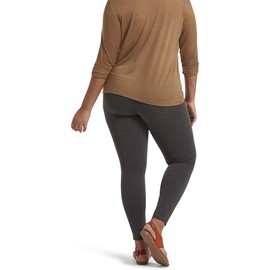 No nonsense Plus Classic Denim Leggings-Jeggings for Women with Real Back Pockets, High Waisted Stretch Jeans, Grey, 2X