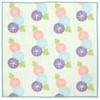 Hamamonyo Washed Towel Handkerchief, Tatewaku Morning Glory, Blue