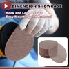 HEROFFIX 50 Pcs 6 Inch Abranet Sanding Mesh Anti-Clog Hook