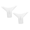 ULTECHNOVO 2pcs Handheld Eye Wash Cups Portable Eye Cleaning Cups