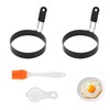 Pack of 2 fried egg moulds, pancake moulds, fried egg
