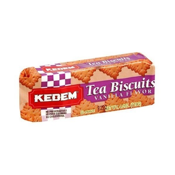 Kedem Tea Biscuit Vanilla net wt. 4.2 ounce