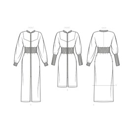 Know Me Misses' Knit Dresses Sewing Pattern Kit by Keechii B Style, Design Code ME2007, Sizes 8-10-12-14-16