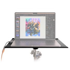 Flashpoint Laptop Tray Platform for Tripod and Light Stand – 16 x 18 with Arca Mount Compatibility, Non-Slip Surface, Durable Construction, Adjustable for Laptops, Projectors, and Devices