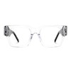 Zeelool Retro Square Eyeglasses Frame for Men with Non-prescription Clear