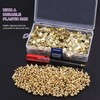 Swpeet 600Pcs Sawtooth Picture Frame Hanging Hangers Double Hole with