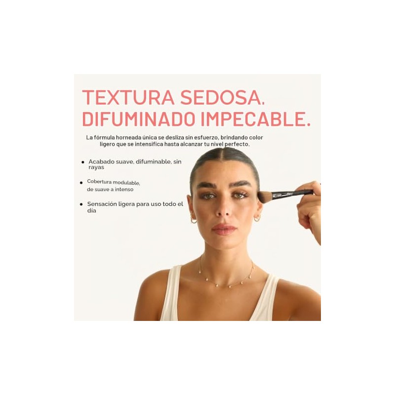 Palladio Rubor Horneado Berry con Destellos, Pigmentación Intensiva