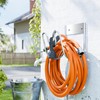 Josmimic Stainless Steel Garden Hose Holder - Extra Large Heavy