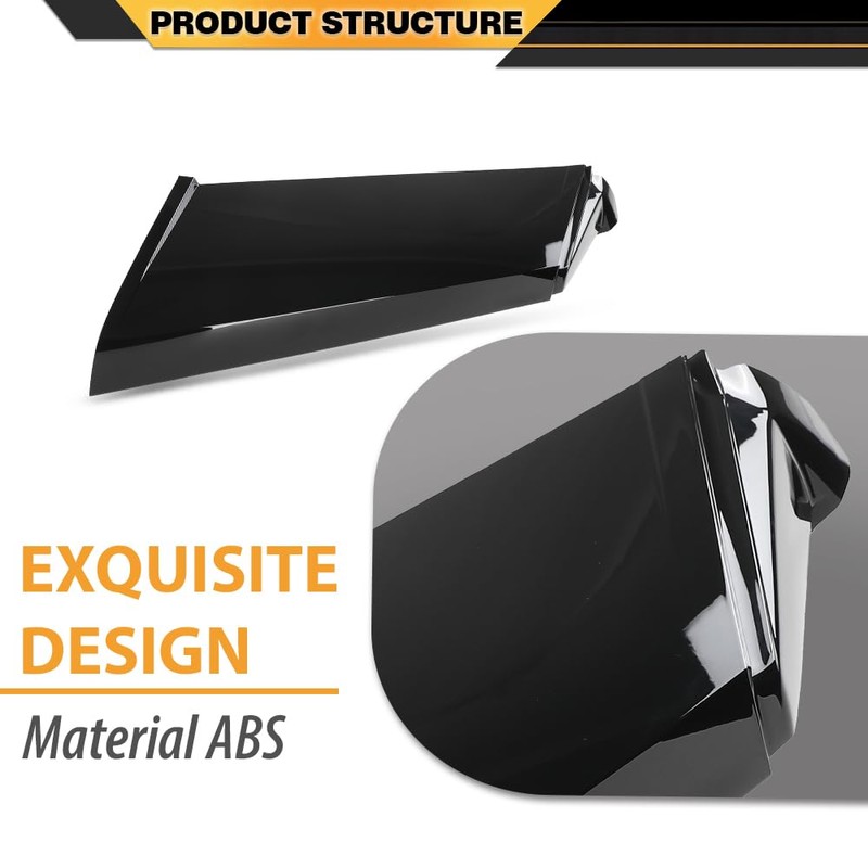 CNNELL Rear Outside D Pillar Molding Trim Compatible with Land