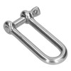 Long D Shackle 304 Stainless Steel Straight Anchor Screw Pin