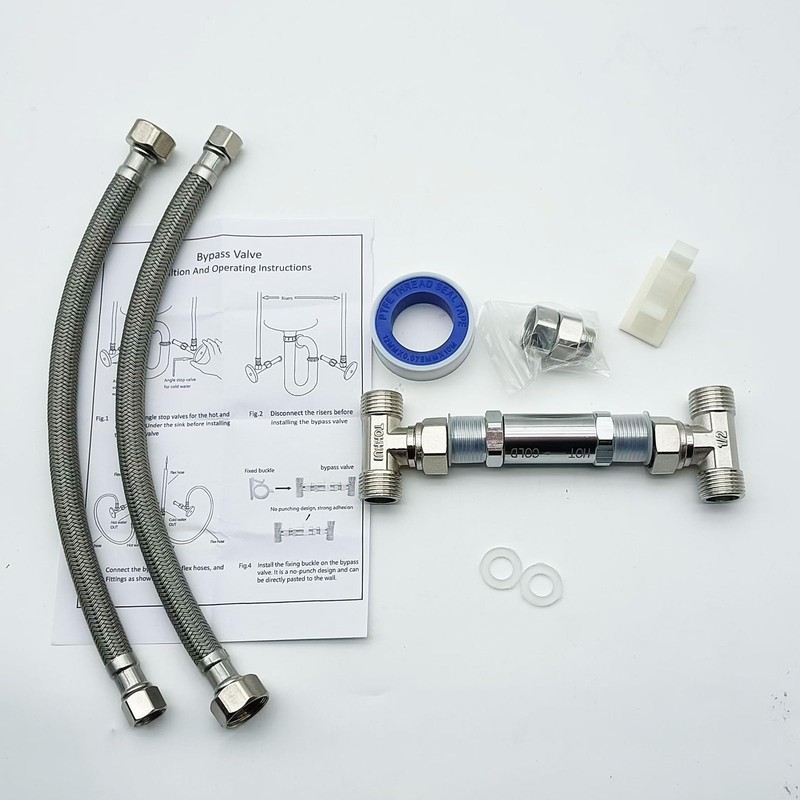 Sensor Valve Kit for Instant Hot Water Recirculating Pump Bypass