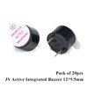 Hailege 20pcs 3V Integrated Active Buzzer Alarm Speaker Electromagnetic Buzzer