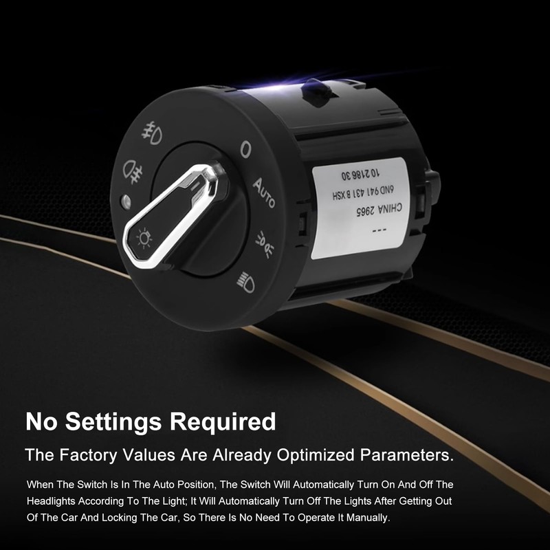 Auto Headlight Switch Quick Response 1C0941531 3BD941531 3BD941531A Lamp Control