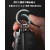 TIMULTI Round Shape Carabiner Key Holder, Stylish, Titanium, Lightweight, Small,