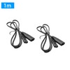 JORINDO 2PCS IEC 320 C8 Male to C7 Female Power