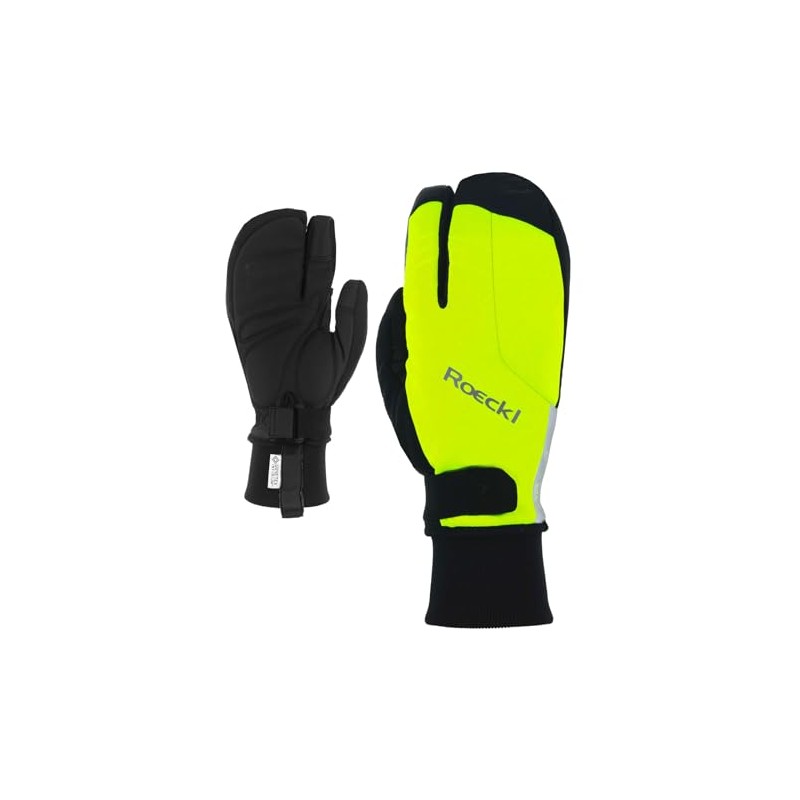 Roeckl Villach 2 Trigger Winter Cycling Gloves Long Fluo Yellow