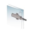 Rok Hardware Slim Brushed Nickel Drawer Cabinet Door Push Touch