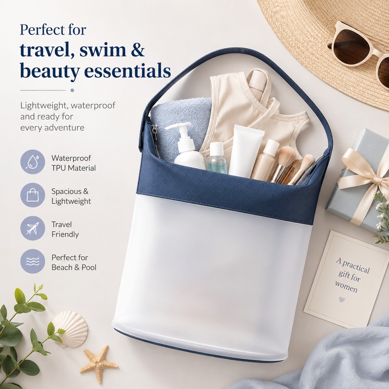Water-Resistant Wet Bag for Travel – Lightweight TPU Organizer for