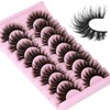 False Eyelashes Lashes Thick Dramatic Lashes Faux Mink Eyelashes Fluffy