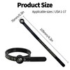 2 Pcs Ring Sizer - Finger Size Measuring Tool with