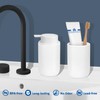 TOOZFO Soap Liquid Dispenser Ceramic with Easy-to-Press Pump Hand Liquid