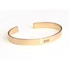 Bronze Infinity Cuff Bracelet for Everlasting Love