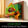 QISHOUTING Wall Art Chameleon Building Blocks Set for Adults, Home