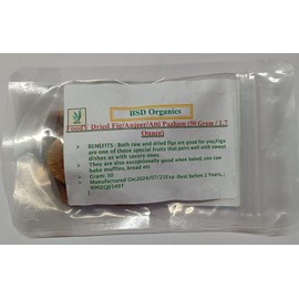 BSD Organics FoodY Dried Fig/Anjeer/Atti Pazham (50 Gram / 1.7 Ounce)