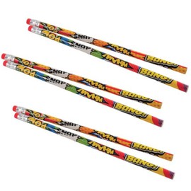 2 Dozen (24) Superhero Pencils/Party Favor/Student Reward/Prize