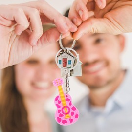 PRETYZOOM 15pcs Cowboy Key Chain Cowgirl Hanging Pendants Bachelorette Key Rings Cowgirl Keyring Charms Backpack Cowgirl Keychain Cowgirl Keychains Charming Pvc Bags Pink Pentagram