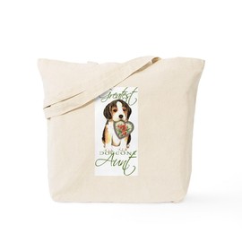 CafePress Beagle Aunt Tote Bag Reusable Natural Beige Canvas Shopping Bag