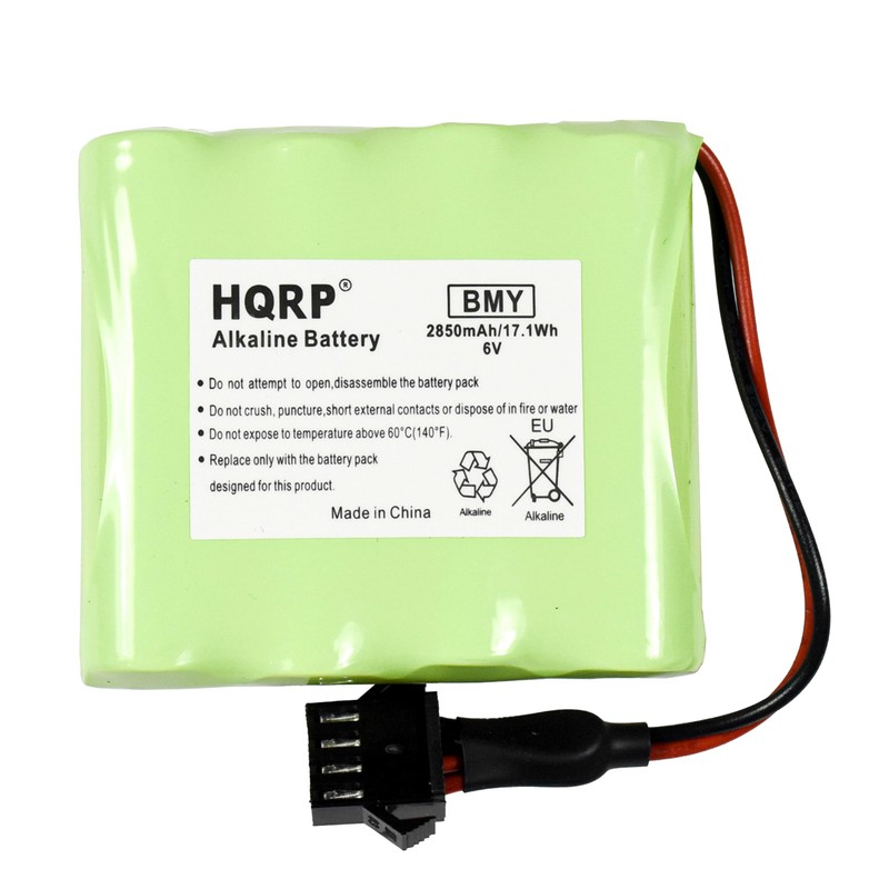 HQRP 5-Pack 6V Battery Compatible with DL-31, HTL-12, 4AA-CA0012-2, Secure