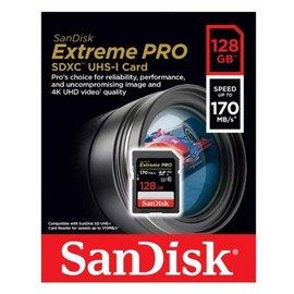 SanDisk SD Card 4GB 8GB 16GB 32GB 64GB 128GB 256GB Memory Cards for Camera Photo High Resolution Video Recording DSLR 4K Professional Storage (128GB SD Card Extreme Pro)