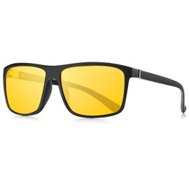 ANYLUV Night Driving Glasses for Men Women Anti Glare Night Driving Glasses Polarised Sunglasses Mens with UV Protection