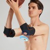 Lava Box Unisex Neoprene Elbow Support, Comfortable, Breathable, Gel Padded
