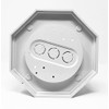 iMBAPrice 8161-1 Vertical Siding Lamp Octagon Mounting Kit with Built-in