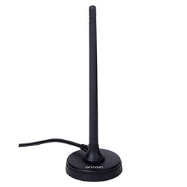 Oricom ANU025C 1dBi Magnetic Roof Mount Antenna with FME to PL259 and SMA to FME Adaptor, Black