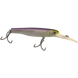 Thundermist Lure Company Misty Minnow Crank Bait, Purple/Silver