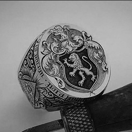 Lion Ring for Men, Norse Viking Lion Head Ring, Hip Hop Lion Signet Ring, Vintage Lion Totem Amulet Ring, Gothic Masonic Skull Ring, Pyramid Triangle Ring, Punk Animal Lion Jewelry(Q)