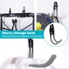 Eagles Garage Double Hooks,Utility Heavy Duty Steel Garage Storage Hooks,Wall