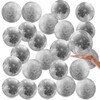 Shappy 20 Packs Inflatable Moon and Inflatable Ball Bulk, Gray