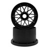 FLMLF Nylon Rear Wheel Hub Rim Set Black for 1/5