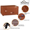 NettyPro Fire Pit Table Cover Rectangle Waterproof Deck Box Cover