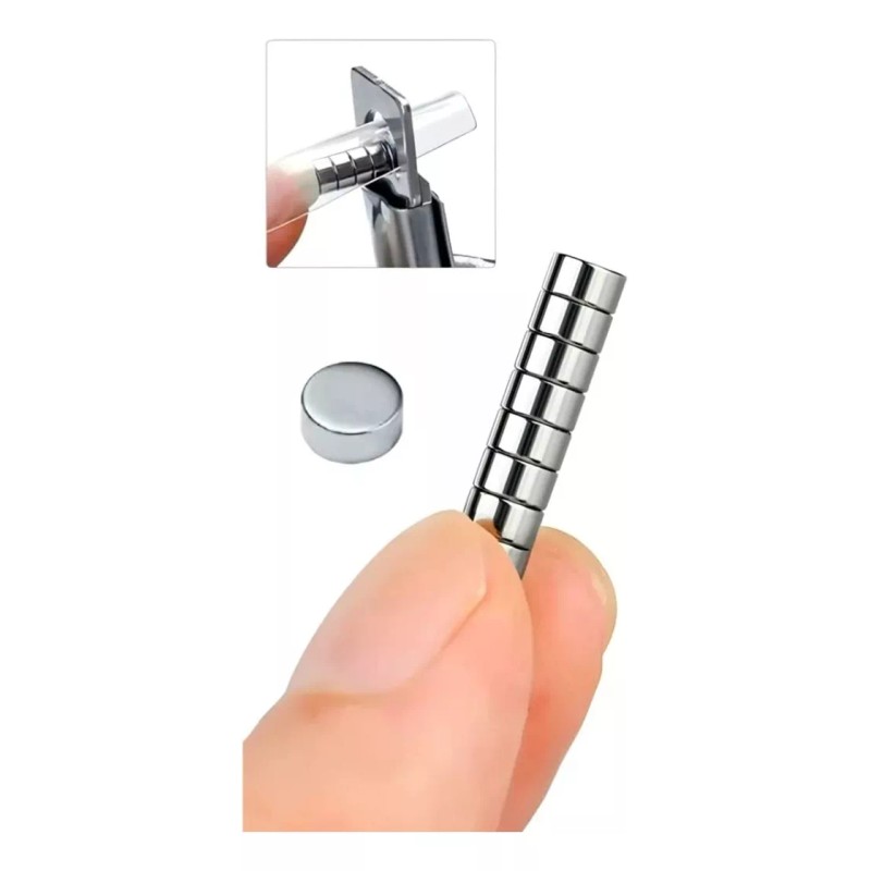 DANYBELLA MODA BELLEZA Kit Corta Tip Acero Inoxidable + Imanes